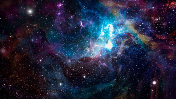 istock Background of galaxy and stars 1014244994