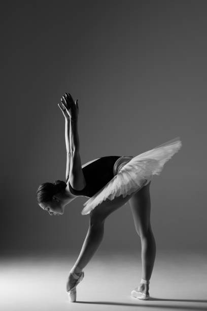 istock Young beautiful ballerina is posing in studio 1014245772