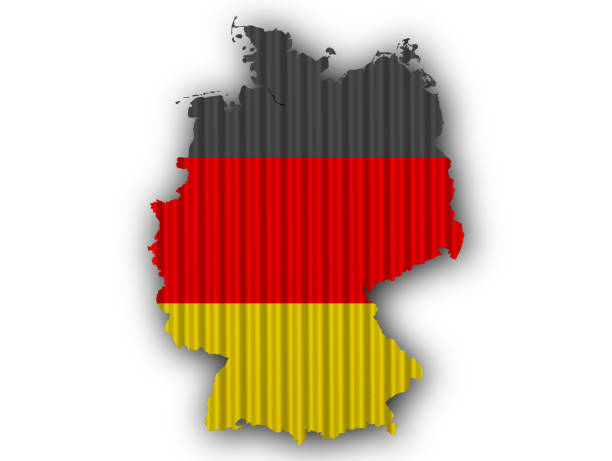 istock Textured map of Germany in nice colors 1014253770