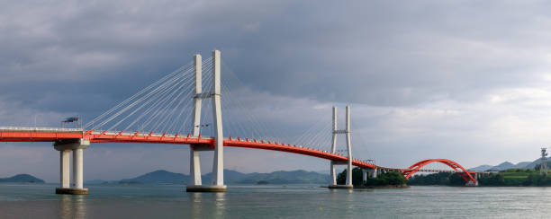 istock Changseon-Samcheonpo Bridge in Sacheon city in Korea 1014254326