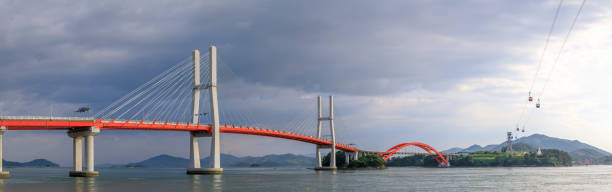 istock Changseon-Samcheonpo Bridge in Sacheon city in Korea 1014254462