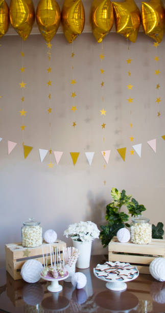 istock Elegant sweet table with cake pops  and sweets 1014255338