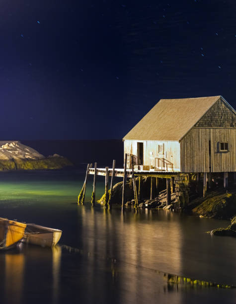 istock Peggy's Cove at Night 1014255670