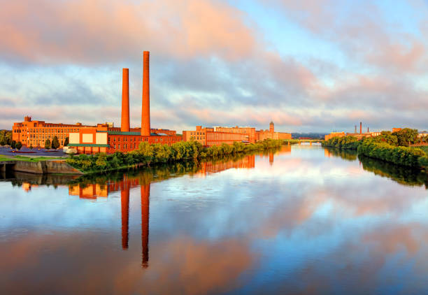 istock Lawrence along the Merrimack River 1014270104