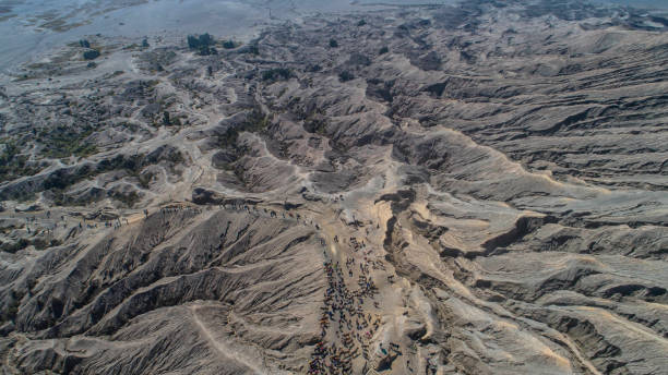 istock Mount Bromo in East Java, Indonesia. .Aerial view and top view. Beautiful nature background. 1014270740