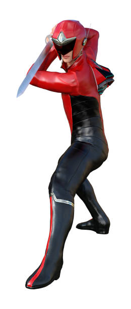istock 3D illustration male superhero on white 1014287360