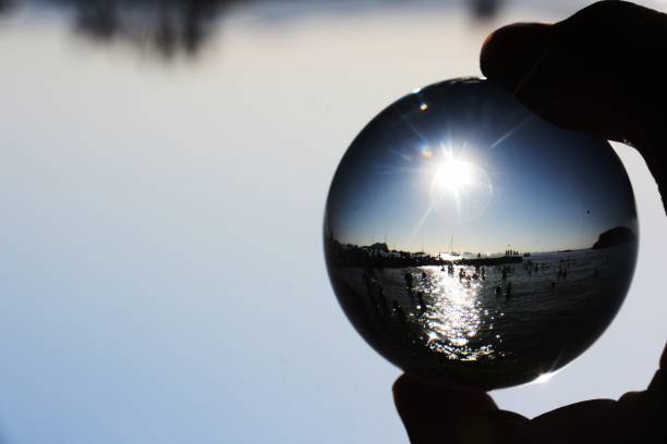 istock The beach through a crystal ball 1014291036