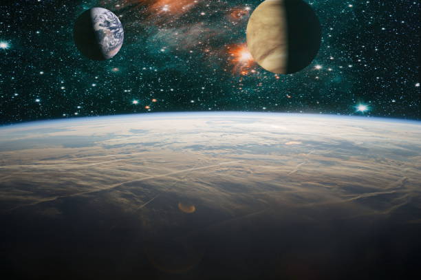 istock space background with nebulas and stars. This image elements furnished by NASA 1014291874