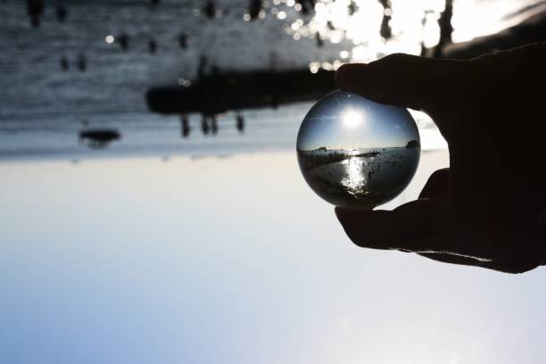 istock The beach through a crystal ball 1014292242