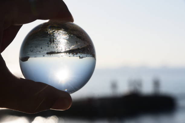 istock The beach through a crystal ball 1014292298