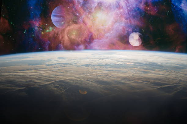 istock planets, stars and galaxies in outer space showing the beauty of space exploration. Elements furnished by NASA 1014297674