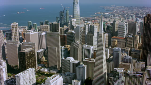 AERIAL Financial District of San Francisco, California