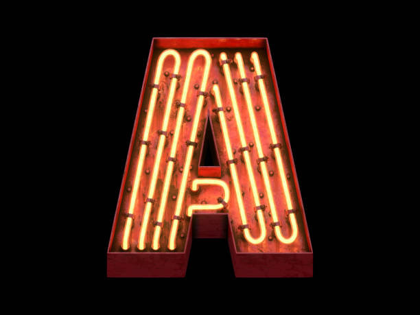 istock Big city light neon font 1014316624