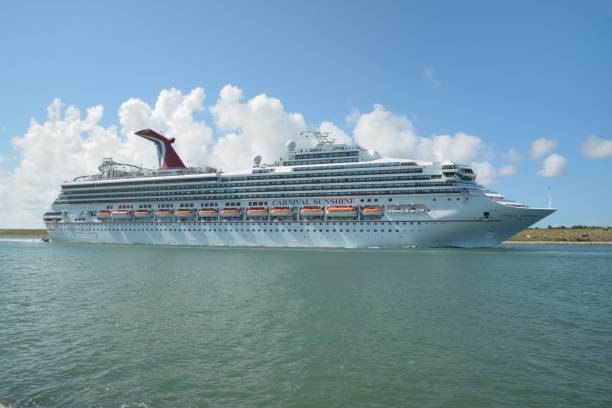 The Cruise ship Carnival Sunshine Underway The cruise ship Carnival Sunshine underway at Port Canaveral Florida carnival sunshine stock pictures, royalty-free photos & images