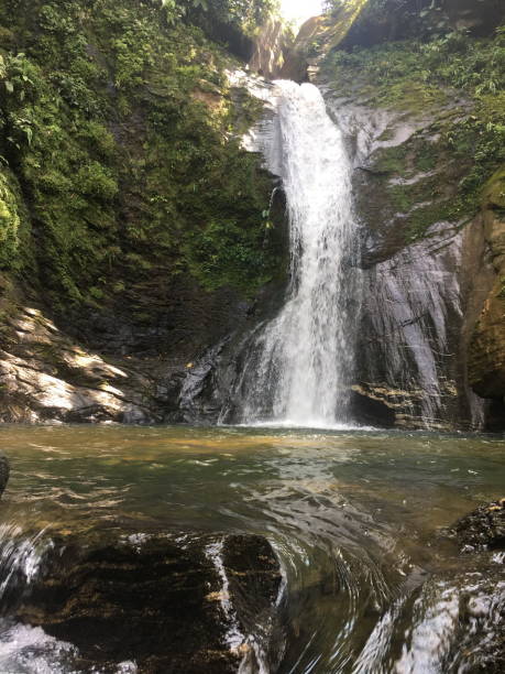istock Waterfall; Jump of the Amazonian Danta 1014332346