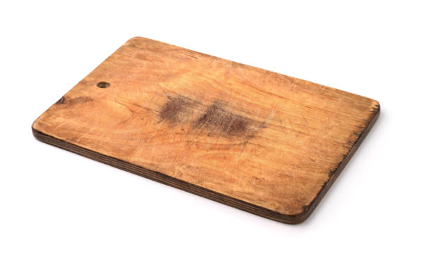 istock Old wooden cutting board 1014352646