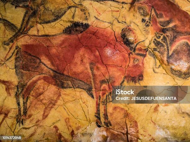 Altamira Retorts Stock Photo - Download Image Now - Cave Painting, Altamira Cave, Cave