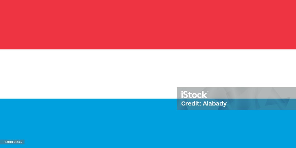 ルクセンブルクの国旗のベクトル画像 - イラスト素材...