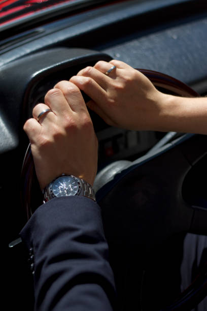 istock Newlyweds car honeymoon 1014419152