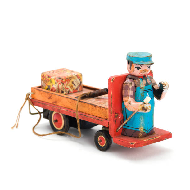 istock Antique wind-up car with key. 1014432986