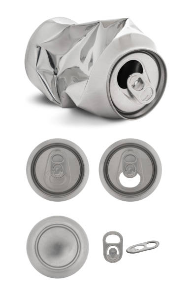 istock Realistic collection of aluminium can with copy space, Isolated on white background and clipping path 1014436352