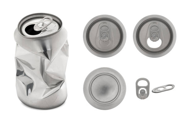 istock Realistic collection of aluminium can with copy space, Isolated on white background and clipping path 1014436452