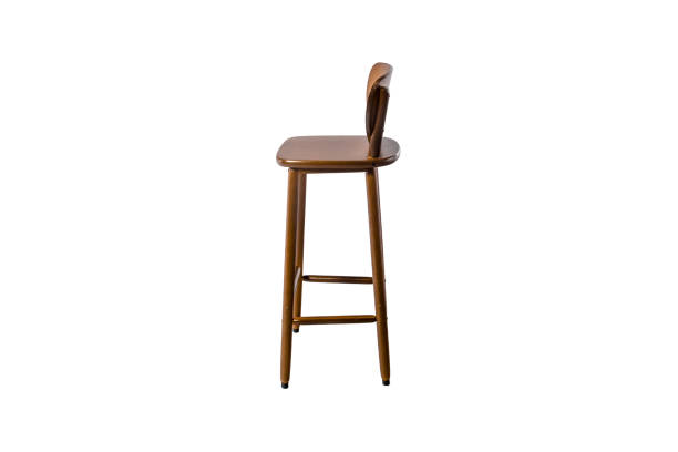 istock Wood chair. Object isolated of white background 1014459130