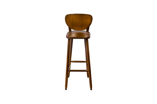 istock Wood chair. Object isolated of white background 1014459142