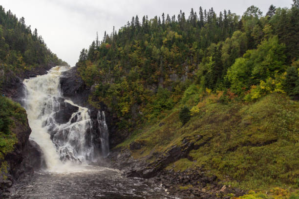 Kingsey Falls Waterfalls in Autumn