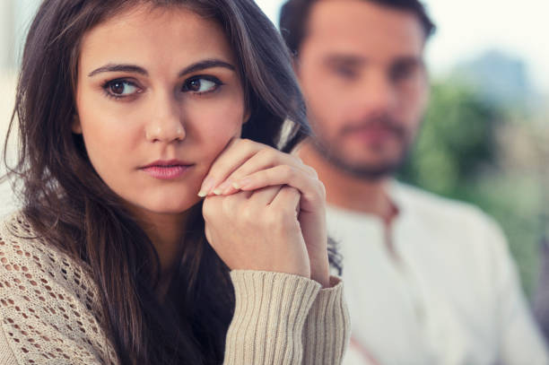 istock Couple fighting at home. 1014481266