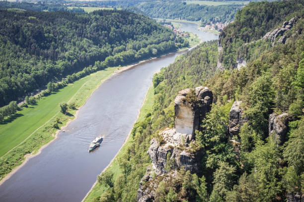 istock View on the Elbe river from the Bastei rocks 1014489376