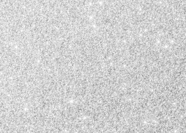 istock Silver glitter texture white sparkling shiny wrapping paper background for Christmas holiday seasonal wallpaper decoration, greeting and wedding invitation card design element 1014519096