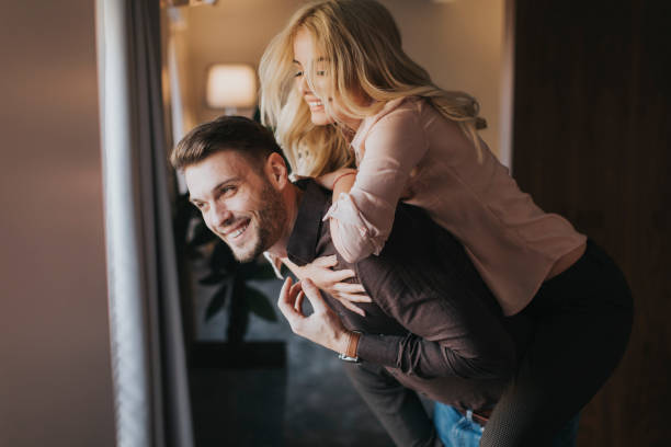 istock Young couple having fun in the room 1014532514
