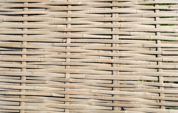 istock Rattan texture, handcraft bamboo weaving texture background. 1014536844