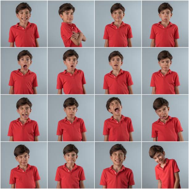 istock Little boy making facial expressions 1014552154