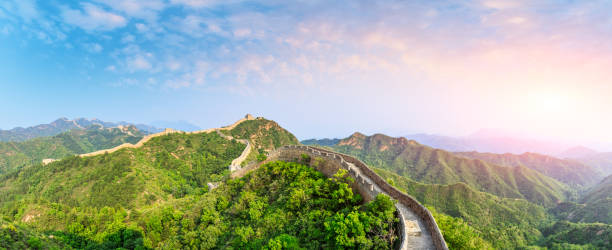 istock Beautiful Great Wall of China at sunset 1014557778