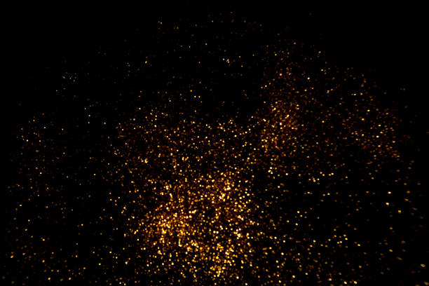 istock Abstract gold background. Glitter vintage lights background. 1014576356