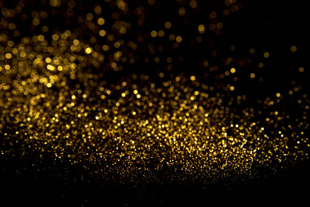 istock Abstract gold background. Glitter vintage lights background. 1014576512