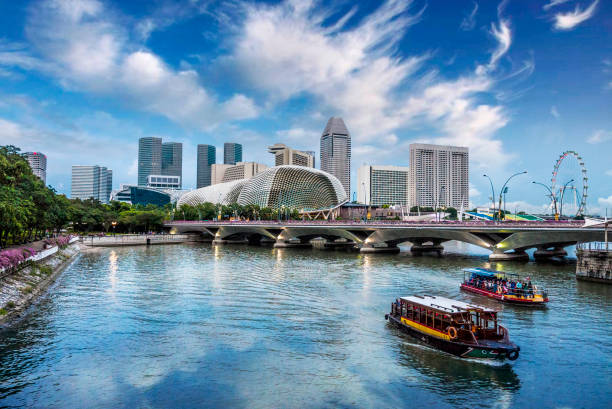 新加坡傳統船 - singapore 個照片及圖片檔