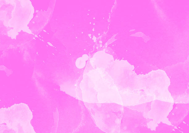istock Pink color graphic patches brush strokes design effect element for background 1014599424