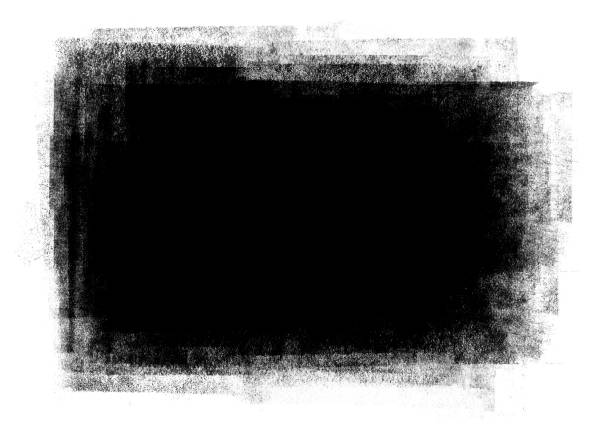 istock Black color graphic patches brush strokes design effect element for background 1014599466