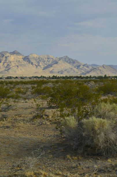 istock Mojave Desert mountain range landscape in Pahrump, Nevada, USA 1014613228