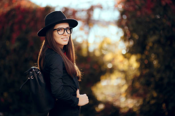 istock Hipster Student Girl with Backpack Ready for School 1014616042