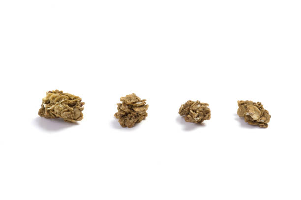 istock Ingredient of granola isolated on white background. 1014619420