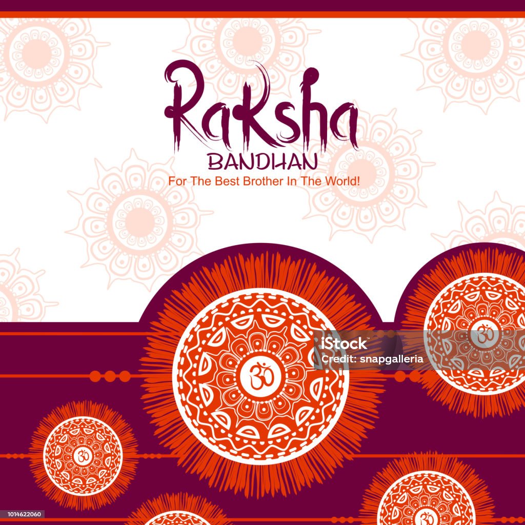 Rakhi Background For Indian Festival Raksha Bandhan Celebration ...