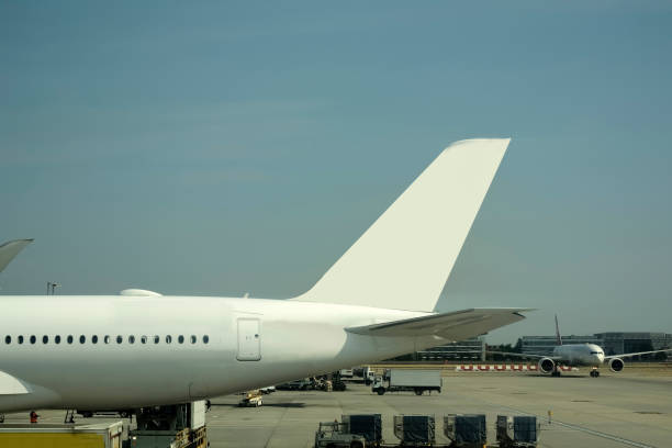 istock Airplane in airport 1014634872