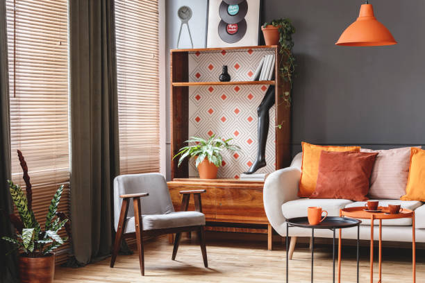 istock Vintage living room interior 1014646252