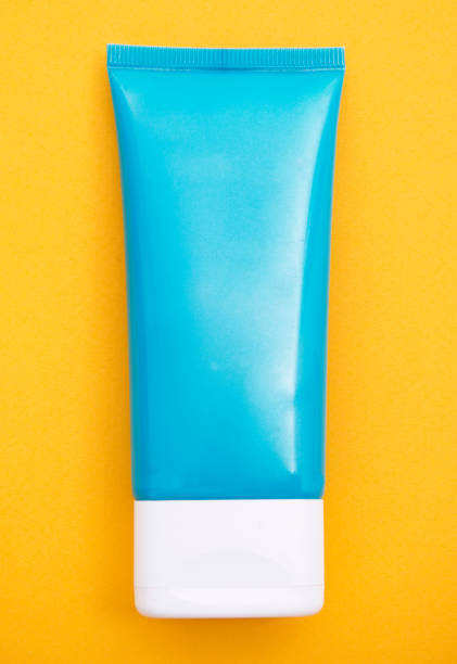 istock Turquoise Colored Cosmetic Tube 1014657982
