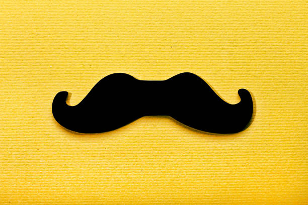 istock Father's Day, Minimalism, Black mustache, man's mustache, yellow 1014665212
