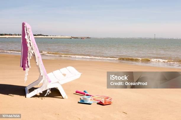 Serenity Calme And Zen At The Beach On Summer Copy Space Stock Photo - Download Image Now